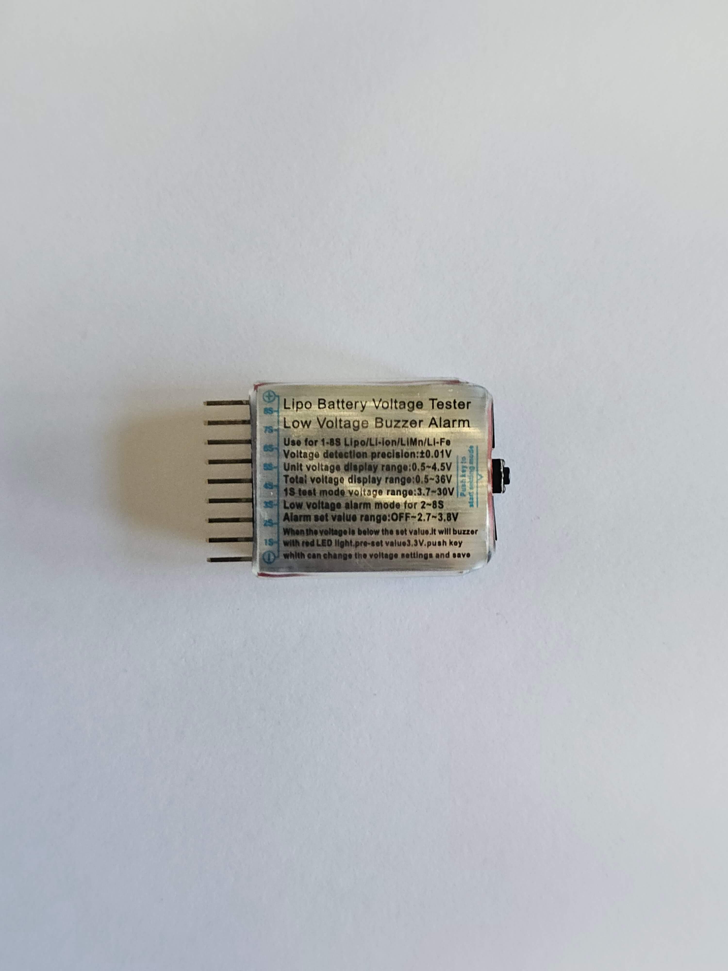 Tester na lipo baterie 2