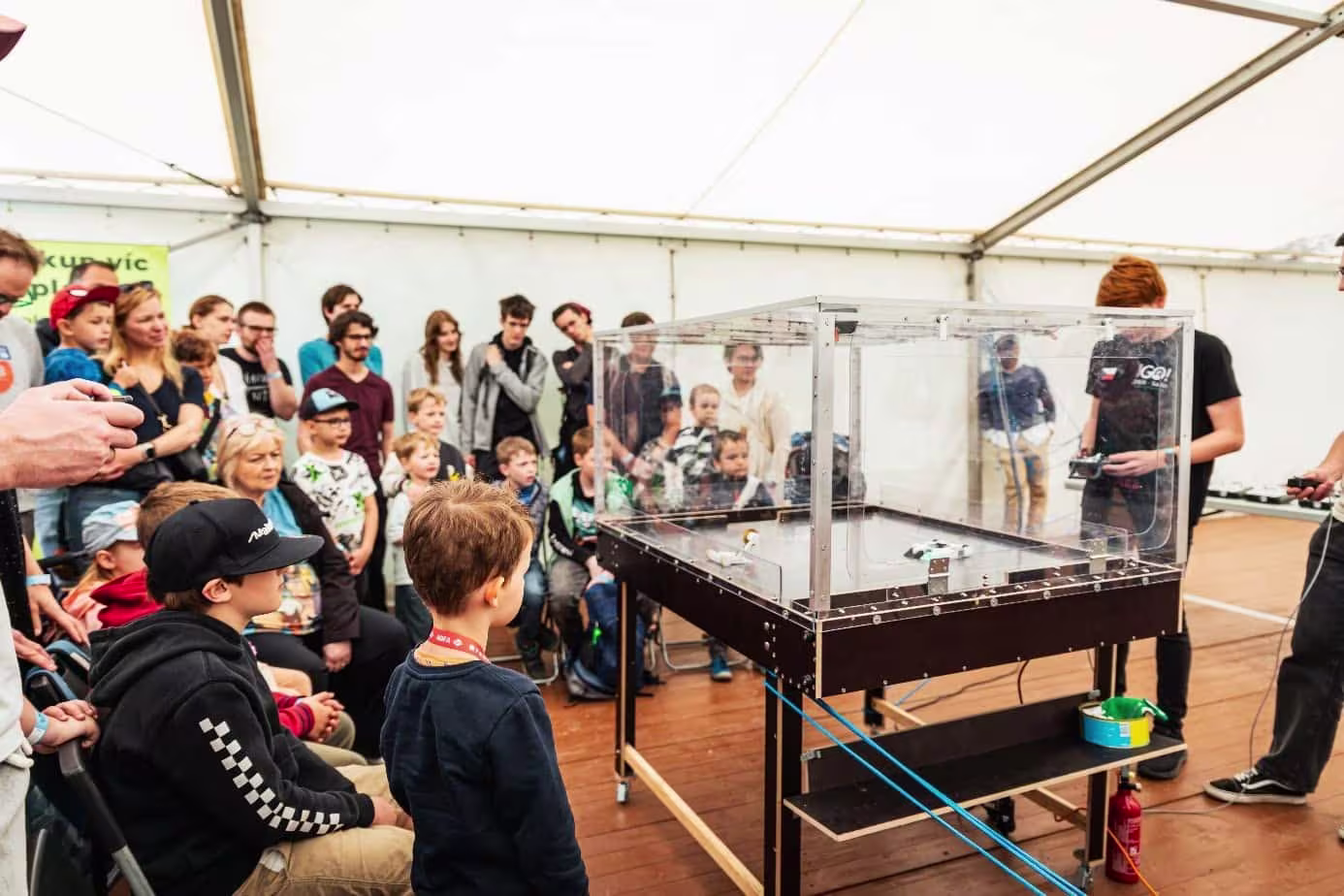 Kampfroboter-Turnier von FLS Battlebots auf der Maker Faire